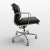 Herman Miller Herman Miller Eames Aluminum Group Soft Pad Management Chair – Black Leather For Sale - Image 4 of 11