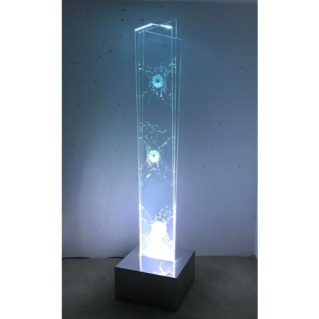 Light Glass Sculpture by Angelo Brescianini, 1990s For Sale - Image 13 of 15