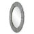 The Dario Round Mirror is a seriously sturdy decorative mirror. Made of slices of marble in varying thicknesses and...