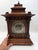 Rare Antique 1895 Hac 14 Day Strike Mantel Clock Carved Walnut Serviced Working For Sale - Image 10 of 14