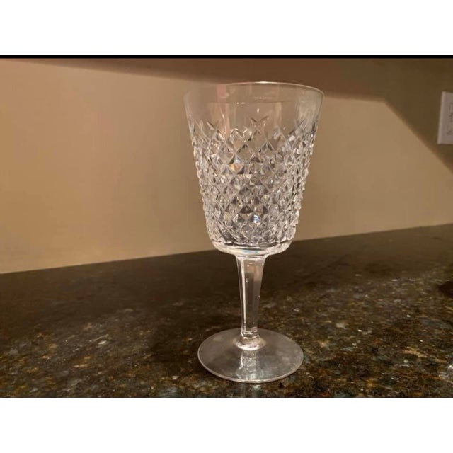 Vintage Waterford Lismore Crystal Stemware Set of 24, Mid-Century Irish For Sale - Image 9 of 12