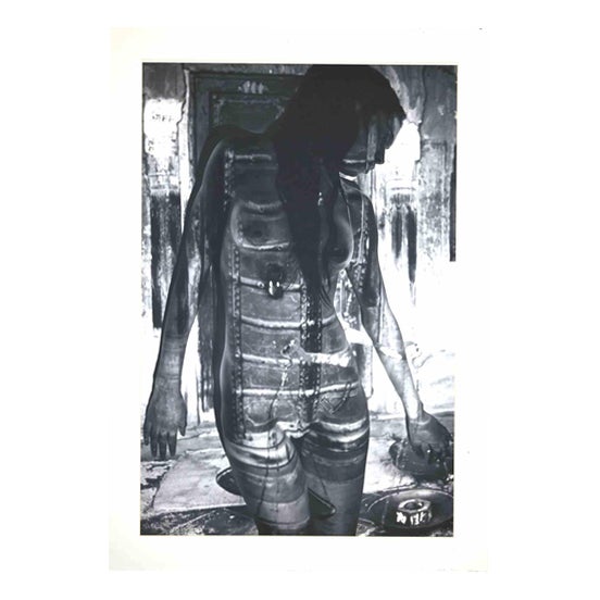 Nikhil Bhandari, Nude Equipoised Contempt, 2008, Black and White Photograph For Sale