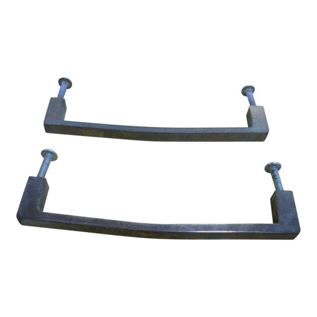 Paul McCobb Calvin Planner Group Brass Dresser Hardware Handles Pulls Knobs - a Pair For Sale