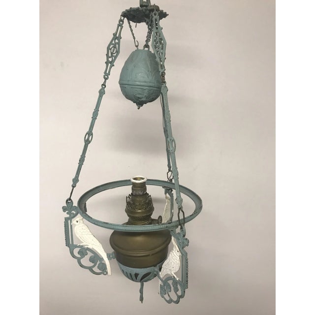 1960s Vintage Pendant Lamp with Parrots For Sale - Image 5 of 8