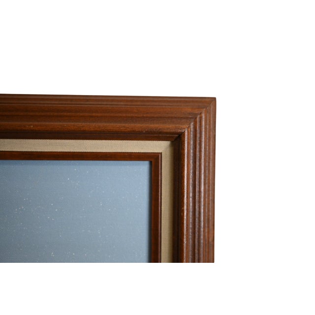 Johnny Yazzie (Navajo/Diné) "Moonlit Plains Riders" Original on Canvas (1993) - Spiritual Landscape For Sale In Denver - Image 6 of 6