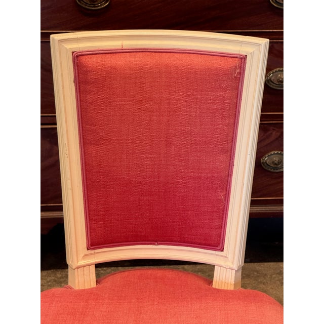 1950s Set of Six Directoire Style Dining Chairs For Sale - Image 6 of 12