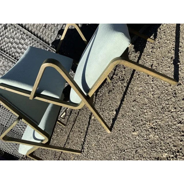 Wood Set of Bauhaus Easy Chairs by Selman Selmanagic for VEB Deutsche Werkstätten Hellerau, German USSR, 1950s For Sale - Image 7 of 12