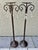 Late 20th Century Vintage Late 20th Century Tall Metal Candle Holders- Set of 2 For Sale - Image 5 of 12
