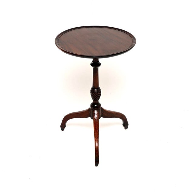 Brown Antique Georgian Snap Top Occasional Table, 1790 For Sale - Image 8 of 8