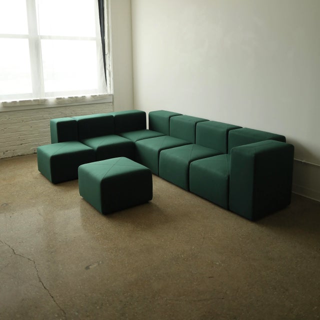 Textile Giancarlo Piretti “Sistema” 61 Modular Sofa For Sale - Image 7 of 8