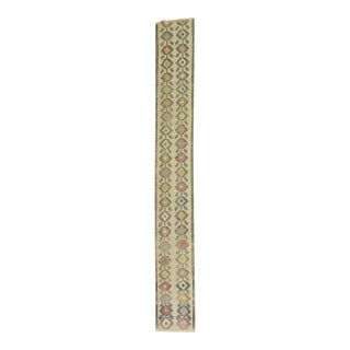 Vintage Jajim Flatweave Long Runner - 1'10" x 15'10" For Sale