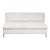 Cb2 Cielo Modern White Upholstered Loveseat For Sale