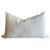 Linen Vintage White French Linen Accent Large Lumbar Pillow With Insert For Sale - Image 8 of 8
