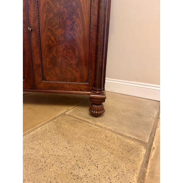 Brown Antique Regency Mahogany Chiffonier, 1820 For Sale - Image 8 of 10