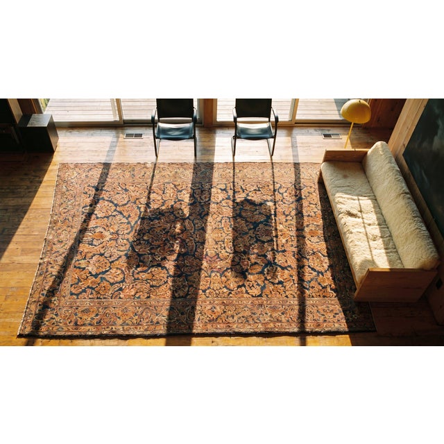 Antique Persian Sarouk Rug 10' 2" x 19' 8" For Sale In New York - Image 6 of 8