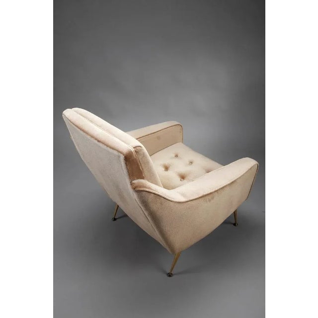 Set of Velvet Bergère Chairs, 1950s For Sale - Image 13 of 16