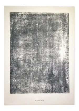 Jean Dubuffet, Texture of Ground-From Soils, Land, Lithograph, 1959