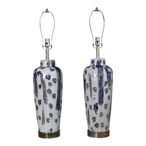 Mid 20th Century Pair of West Germany Style Abstract Ceramic.