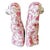 Ceramic Pink Floral Petite Staffordshire Style Spaniel Dog Figurines - A Pair For Sale - Image 7 of 8