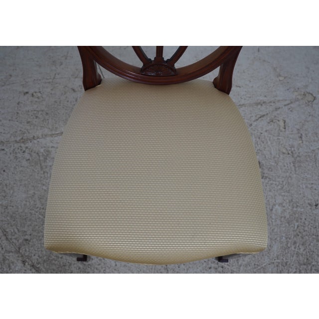 Kindel Shield Back Mahogany Side Chair For Sale - Image 9 of 12