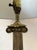 Mid 20th Century Mid 20th Century Brass & Marble Ionic Column Lamp For Sale - Image 5 of 9