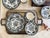 1980s Set of Nineteen (19) Barratts England Black Transferware Dinnerware Set, Asiatic Pheasant Style, Dinner Plates Bowls Teacups Saucers For Sale - Image 11 of 12