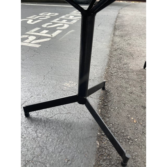 Mid-Century Modern William Katavolos Leather Sling Chair and Ottoman For Sale - Image 3 of 7