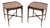 Antique Georgian Side Tables, 1920, Set of 2 For Sale