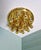 Gold Large Space Age Circular Brass Ceiling Light, 1970s For Sale - Image 8 of 12
