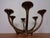 Sculptural candle stand made of bronze from the 1960s. This piece has an attribution mark, I am sure that it is completely...