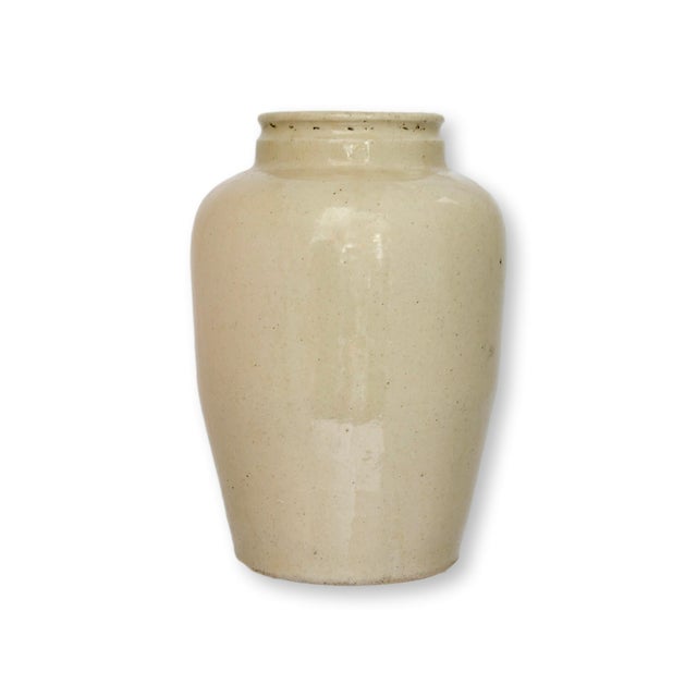 Large early 20th century English advertising apothecary crock for Virol, a preparation of bone marrow once marketed as an...