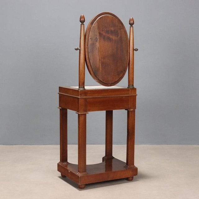 Small Empire Style Mahogany Dressing Table For Sale - Image 11 of 12