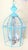 Turquoise Vintage Hexagonal Solid Brass Hanging Lantern / Dome Pendant Light For Sale - Image 8 of 17