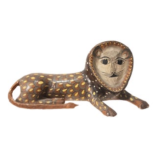 1950s Paper Mache Mexican Lion For Sale