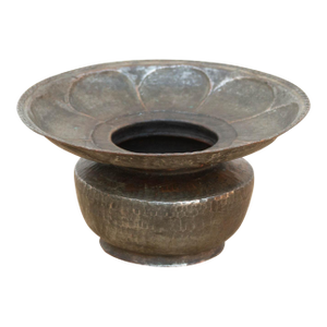 Antique Flared Lotus Copper Vessel