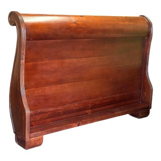 Queen Size Pottery Barn Sleigh Headboard For Sale