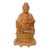 Vintage Intricate Hand Carved Wood Balinese Guanyin Buddha Statue Sculpture Art For Sale