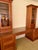Wood Large Architectural Executive Office Suite – Desk + Dual Display Towers + Matching Cabinet For Sale - Image 7 of 18