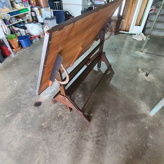 Anco-Bilt Drafting Table (Pre 1956) For Sale - Image 9 of 18