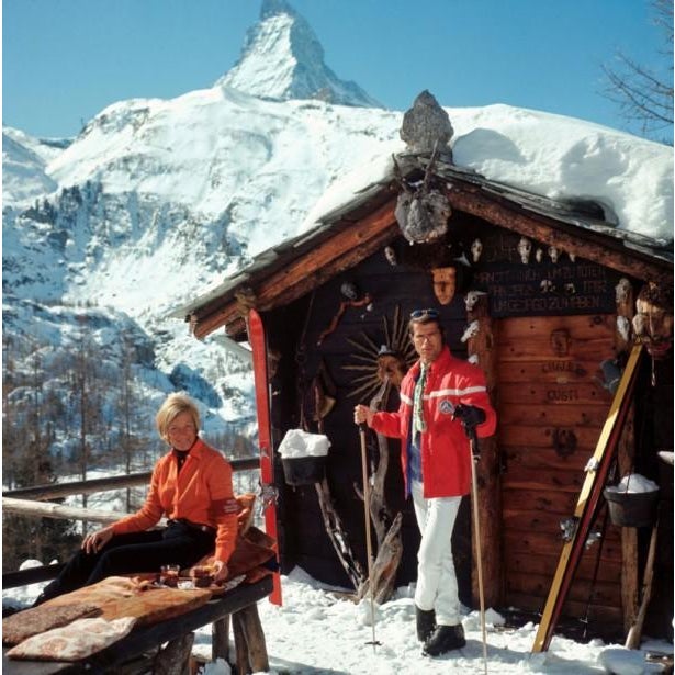 Slim Aarons Chalet Costi Slim Aarons C Print For Sale - Image 4 of 4