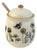 Bumble Bee Ceramic Honey Pot W/Stirrer For Sale