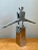 Vintage Chrome Figurative Sculpture For Sale - Image 10 of 12