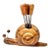 Mid-Century Olive Wood Snail Cocktail Pick Set – Italian Barware For Sale