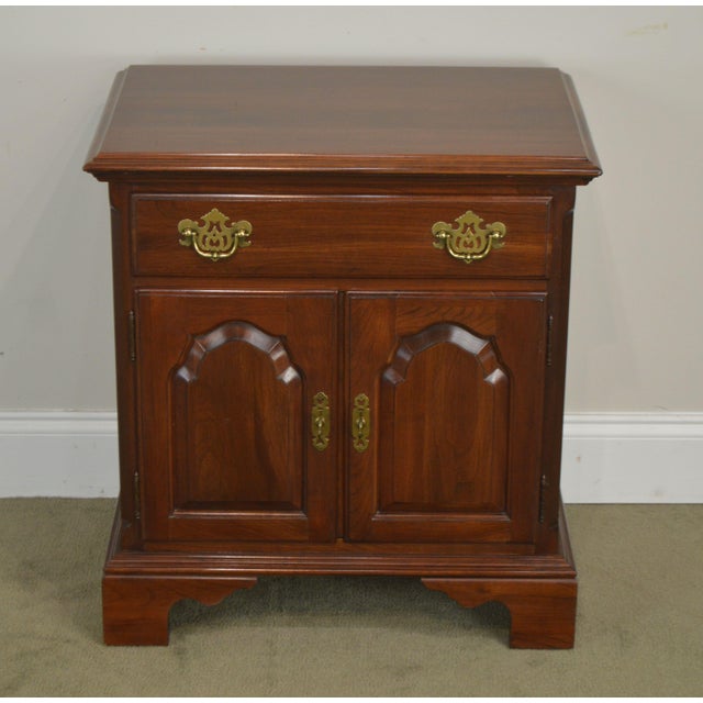 Knob Creek Solid Cherry Pair Nightstands Chairish