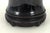 Chinese Late Qing Mirror Black Monochrome Porcelain Baluster Vase Mounted as a Table Lamp For Sale - Image 4 of 8