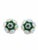 2020s Natural Opal, Emerald, & Diamond Earring in 14k Gold For Sale - Image 5 of 8
