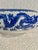 Vintage Chinoiserie Blue and White Brush Washer Bowl With Dragon Motif For Sale In New Orleans - Image 6 of 9