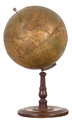 Antique Terrestrial Globe with Relief