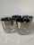 Mid-Century Modern Vitreon Queens Silver Lusterware Old Fashioned Glasses & Ice Bucket Cocktail Set- 5 Pieces For Sale In Los Angeles - Image 6 of 12