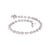 5 Carat Diamond Bracelet in 18k White Gold, Pear & Trillion Cuts For Sale - Image 4 of 8